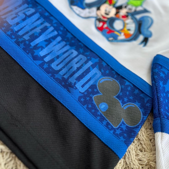 Walt Disney World Kids Jersey Mickey Mouse Goofy Stitch Pluto Donald Duck Size 6 - Picture 9 of 11